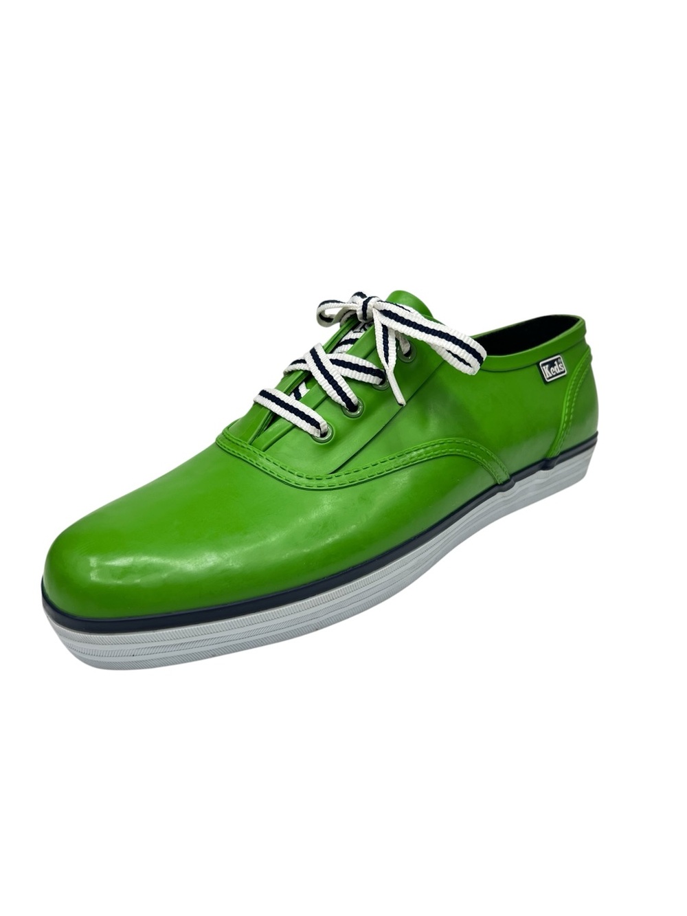 Keds Women’s Rubberized Green/Navy Puddle Jumper Low Top Lace Up Sneaker Size 9